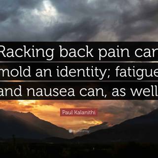 Back pain quotes wallpaper