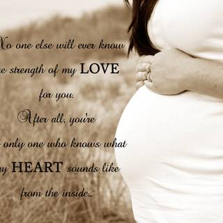 Pregnancy quotes wallpaper