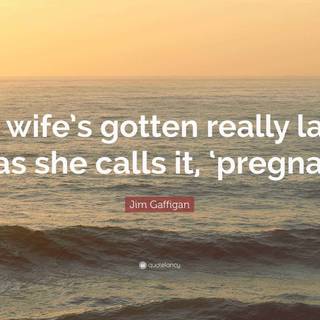 My wife is pregnant quotes wallpaper