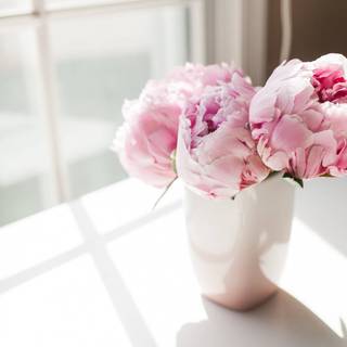 Vase of flowers wallpaper
