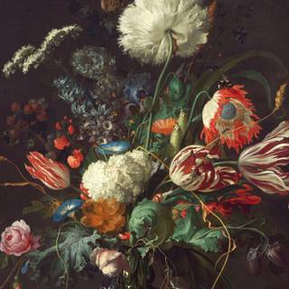 Vase of flowers wallpaper