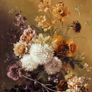 Vase of flowers wallpaper