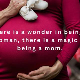 Pregnancy quotes wallpaper