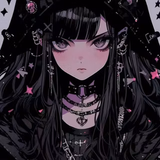 Chibi goth wallpaper