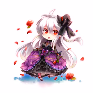 Chibi goth wallpaper