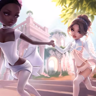 Dress To Impress characters wallpaper