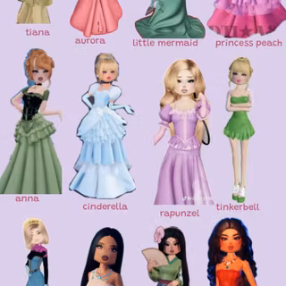 Dress To Impress characters wallpaper