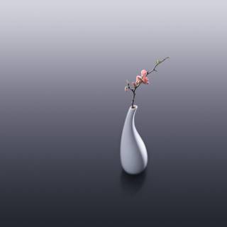 Flowers in a vase wallpaper