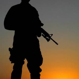 Alone soldier wallpaper