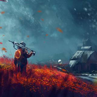 Alone soldier wallpaper