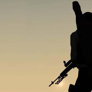 Alone soldier wallpaper