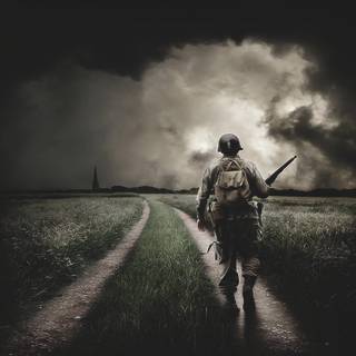 Alone soldier wallpaper