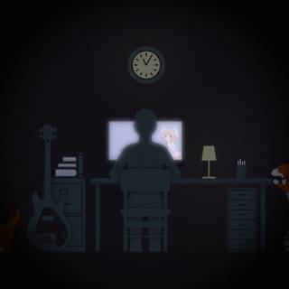 Minimalist technology wallpaper