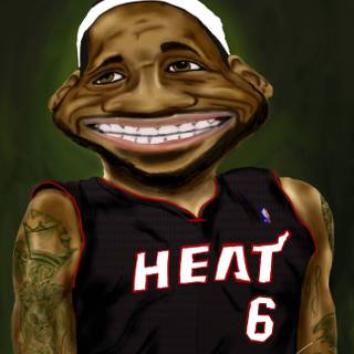 Lebron funny wallpaper