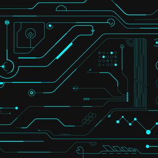 Minimalist technology wallpaper