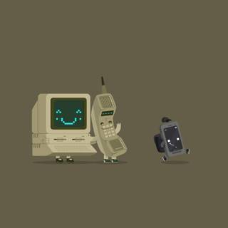 Minimalist technology wallpaper