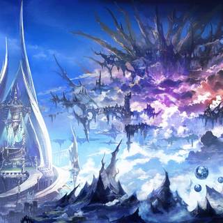 Final Fantasy landscape wallpaper