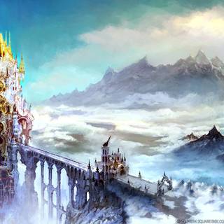 Final Fantasy landscape wallpaper