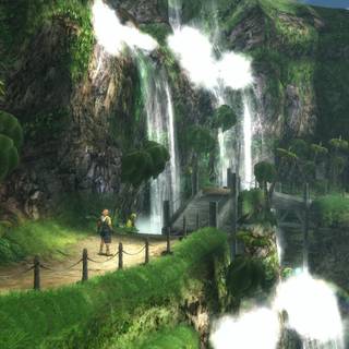 Final Fantasy landscape wallpaper