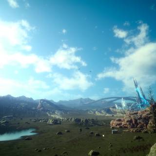 Final Fantasy landscape wallpaper