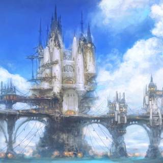 Final Fantasy landscape wallpaper