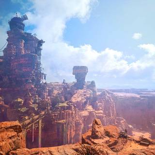 Final Fantasy landscape wallpaper