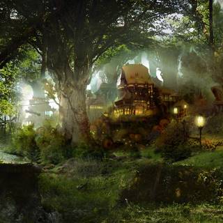 Final Fantasy landscape wallpaper