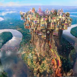 Final Fantasy landscape wallpaper