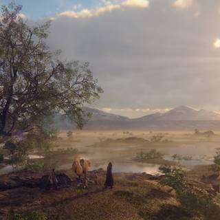 Final Fantasy landscape wallpaper