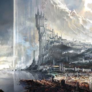 Final Fantasy landscape wallpaper