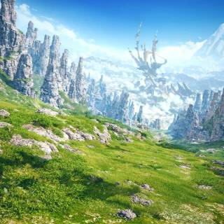 Final Fantasy landscape wallpaper