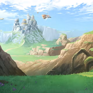 Final Fantasy landscape wallpaper