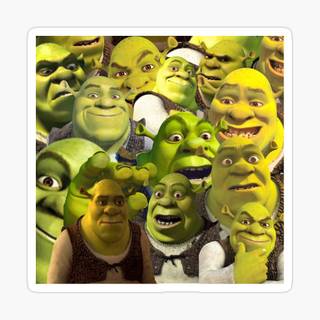 Shrek collage wallpaper