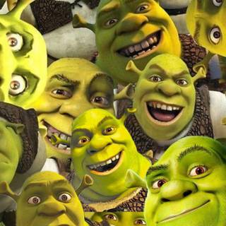 Shrek collage wallpaper
