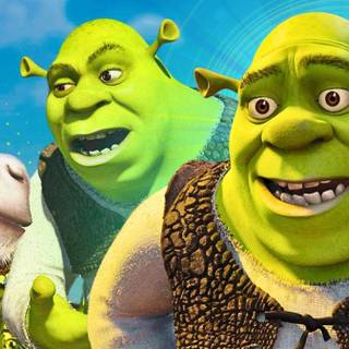 Shrek collage wallpaper