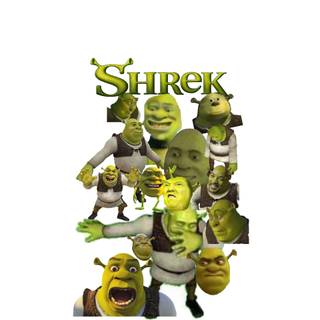 Shrek collage wallpaper