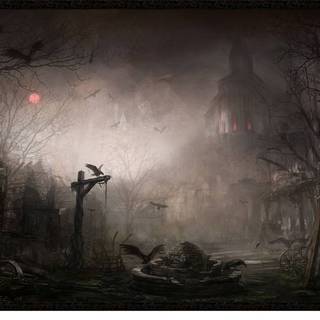 Horror fantasy wallpaper