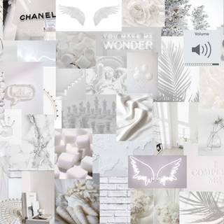 Laptop white preppy winter wallpaper