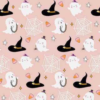 Halloween preppy cute wallpaper