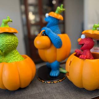 Cookie Monster Halloween wallpaper