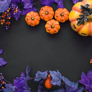 Halloween pumpkin 4k wallpaper