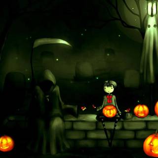 Halloween scary and funny wallpaper