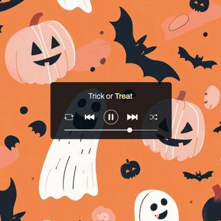 Halloween preppy iPad wallpaper