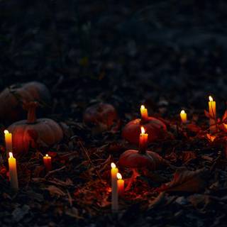 Dark Halloween MacBook wallpaper