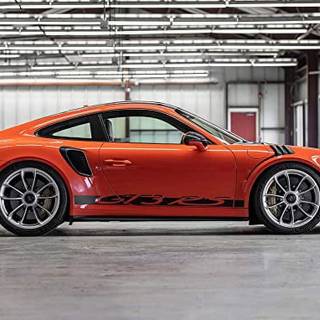 Porsche 911 GT3 RS orange wallpaper