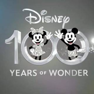 Disney 100 Years of Wonder logo wallpaper