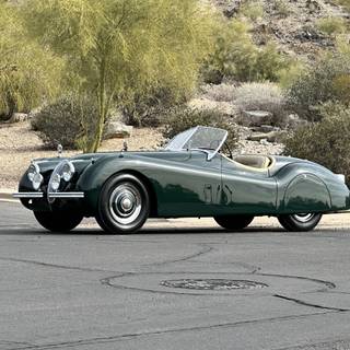 Jaguar XK120 OTS wallpaper