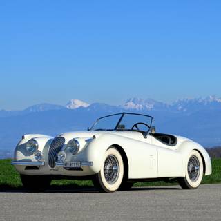 Jaguar XK120 OTS wallpaper