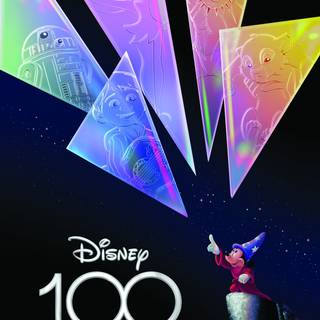 Disney 100 Years of Wonder logo wallpaper