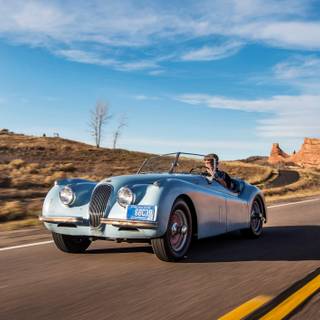 Jaguar XK120 OTS wallpaper